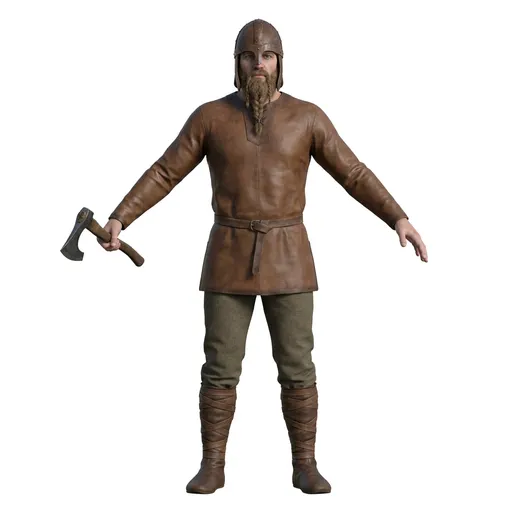 a viking warrior with axe